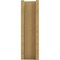 Ekena Millwork 6-in W x 16-in D x 20-in H Balboa Slat Rough Cedar Woodgrain TimberThane Outlooker, Primed Tan OUTUR060X16X20BOA24RCPR - alternate 3